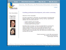 Tablet Screenshot of heron-associates.com